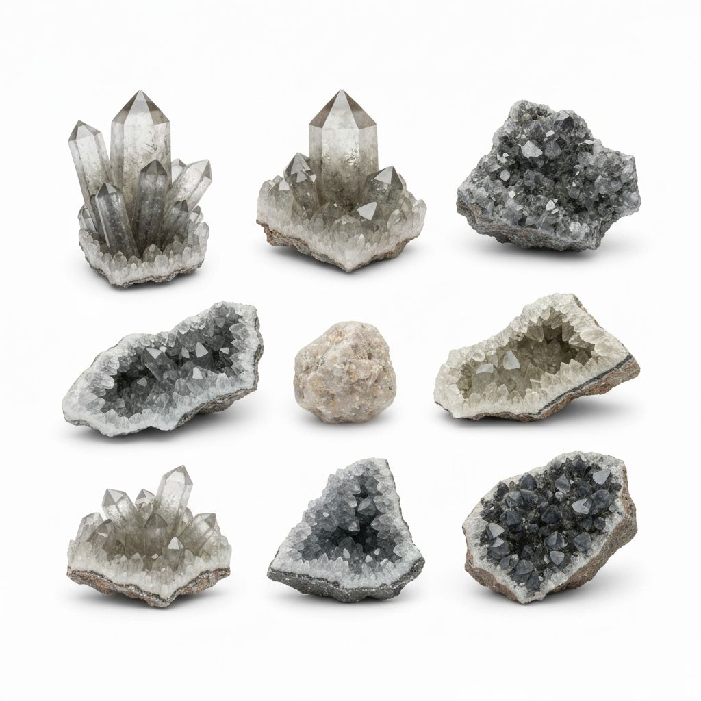 Natural mineral crystals and specimens